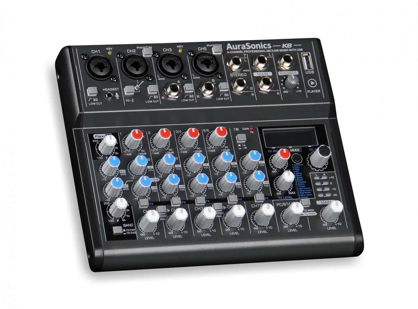 AuraSonics K8 компактный микшерный пульт в Толбазах