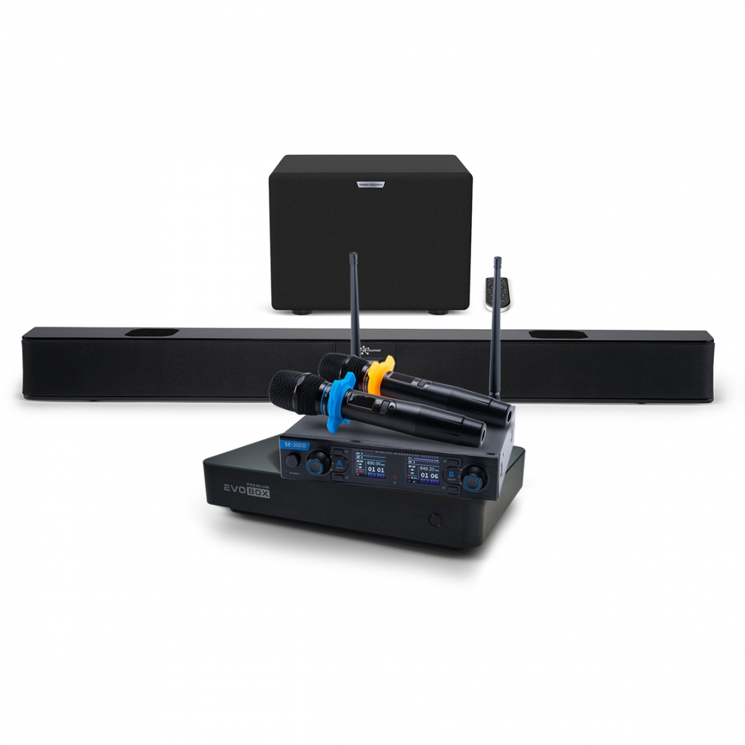 Hi-End караоке-система EVOBOX Premium + EvoSoundBar (саундбар с караоке) в Толбазах