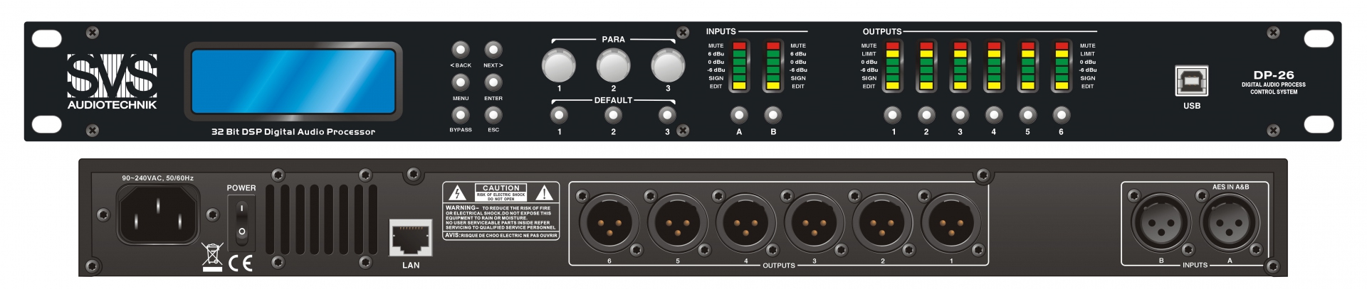 SVS Audiotechnik DP-26 Цифровой процессор: 2 входа 6 выходов в Толбазах