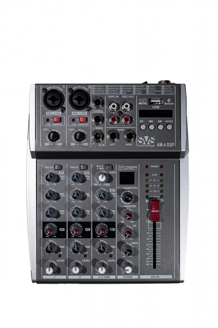SVS Audiotechnik mixers AM-4 DSP Аналоговый микшерный пульт, 4-канала в Толбазах