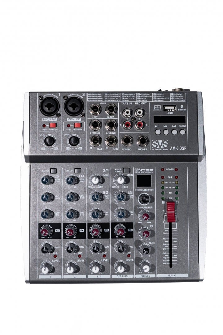 SVS Audiotechnik mixers AM-6 DSP Микшерный пульт аналоговый, 6-канальный SVS Audiotechnik mixers в Толбазах