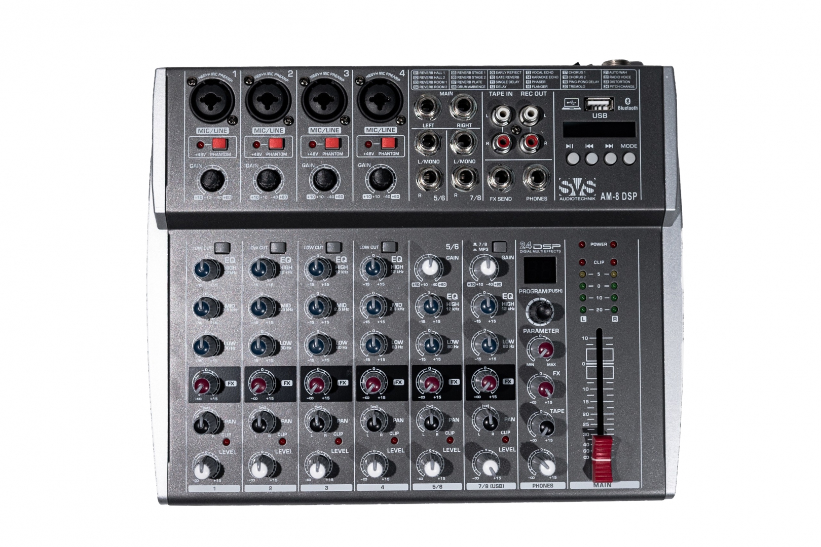 SVS Audiotechnik mixers AM-8 DSP Микшерный пульт аналоговый, 8-канальный в Толбазах